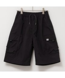 MAC HOUSE(kid's)(マックハウス（キッズ）)/NAVY ネイビー 撥水カーゴショートパンツ 670－3787/ブラック