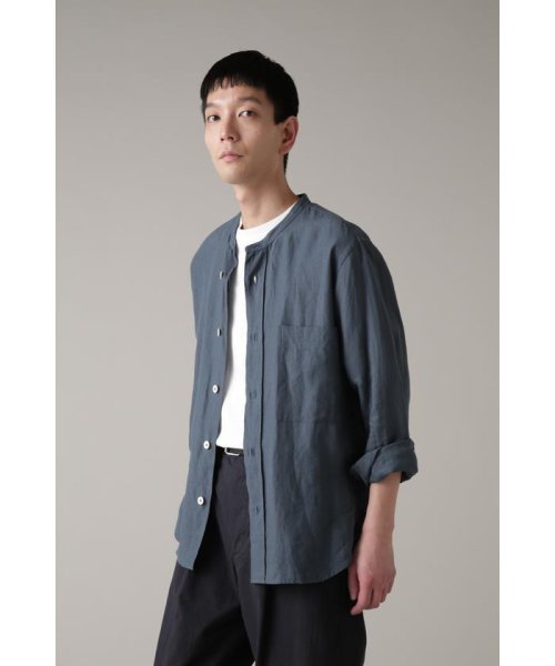 MARGARET HOWELL(マーガレット・ハウエル)/SHIRTING LINEN/DARKBLUE4