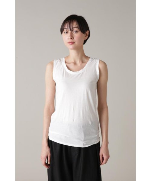 MARGARET HOWELL HOLD GOODS(マーガレット・ハウエル　ハウスホールドグッズ)/FINE COTTON JERSEY/WHITE