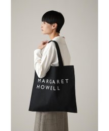 MARGARET HOWELL HOLD GOODS(マーガレット・ハウエル　ハウスホールドグッズ)/COTTON LOGO BAG/BLACK