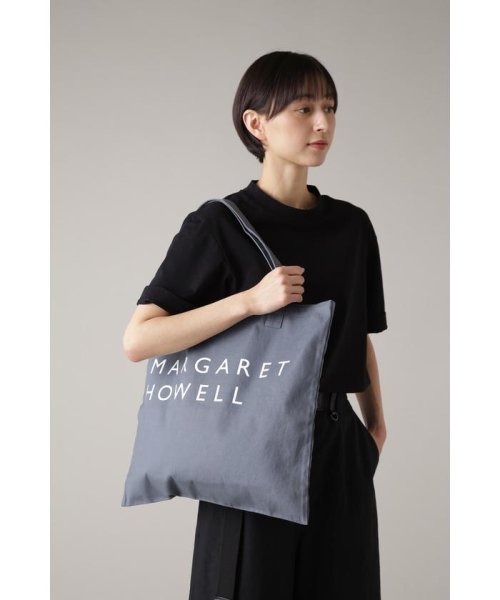 MARGARET HOWELL HOLD GOODS(マーガレット・ハウエル　ハウスホールドグッズ)/COTTON LOGO BAG/MIDBLUE3