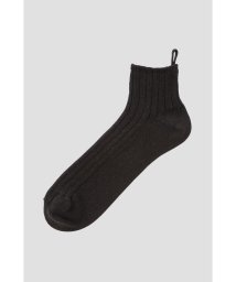 MARGARET HOWELL HOLD GOODS(マーガレット・ハウエル　ハウスホールドグッズ)/ORGANIC LINEN COTTON SOCKS/BLACK