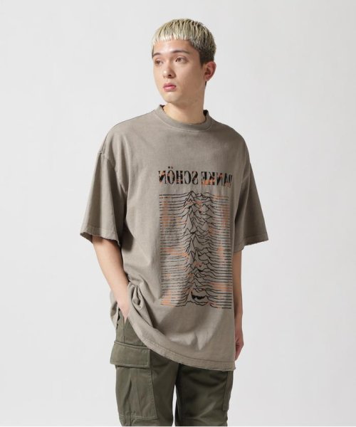 LHP(エルエイチピー)/DankeSchon/ダンケシェーン/PIGMENT PULSE S/S TEE/ベージュ