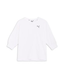 PUMA(プーマ)/ウィメンズ プーマ モーション MX 七分丈 Tシャツ/PUMAWHITE