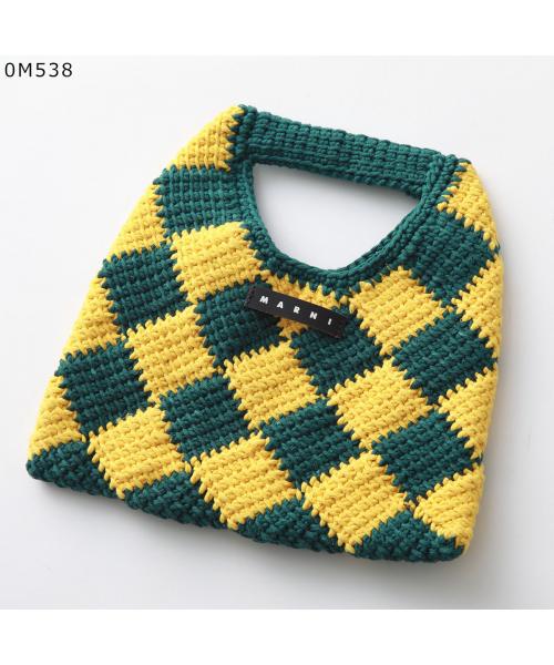 セール】MARNI KIDS ハンドバッグ DIAMOND M00995 M00RP かぎ針編み