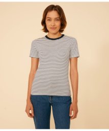 PETIT BATEAU/ミニマリニエールクルーネック半袖Ｔシャツ/505984650