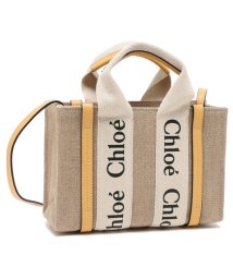 Chloe/クロエ トートバッグ ショルダーバッグ ウッディ ミニバッグ 2WAY ベージュ イエロー レディース CHLOE CHC22AP237I26 746/505984769