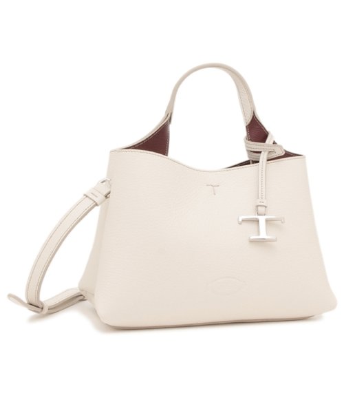 TODS(トッズ)/トッズ ショルダーバッグ ハンドバッグ Tタイムレス マイクロ 2WAY ホワイト レディース TODS XBWAPAEL000 QRI 9P09/その他