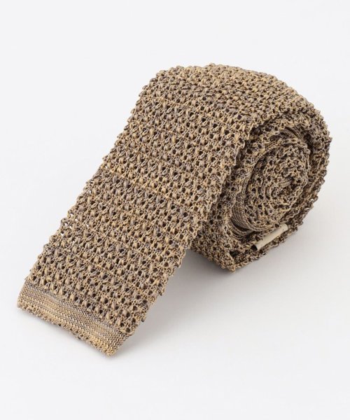 J.PRESS MENS(J．プレス　メンズ)/【J.PRESS KNIT TIE COLLECTION】無地 ニットネクタイ/ベージュ系