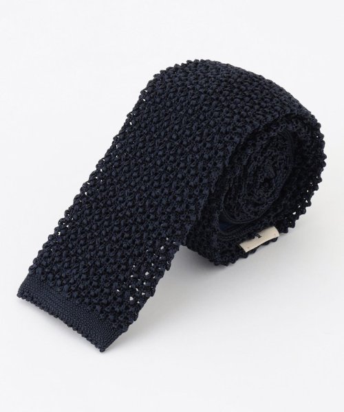 J.PRESS MENS(J．プレス　メンズ)/【J.PRESS KNIT TIE COLLECTION】無地 ニットネクタイ/ネイビー系