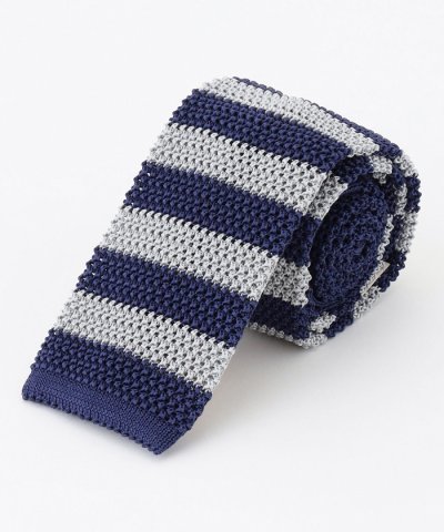 【J.PRESS KNIT TIE COLLECTION】ボーダー ニットネクタ