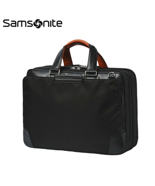 Samsonite(サムソナイト)/サムソナイト ビジネスバッグ メンズ 50代 40代 大容量 撥水 拡張 3WAYブリーフケース A4 B4 エピッド4 Samsonite EPID4 QS3/ブラック