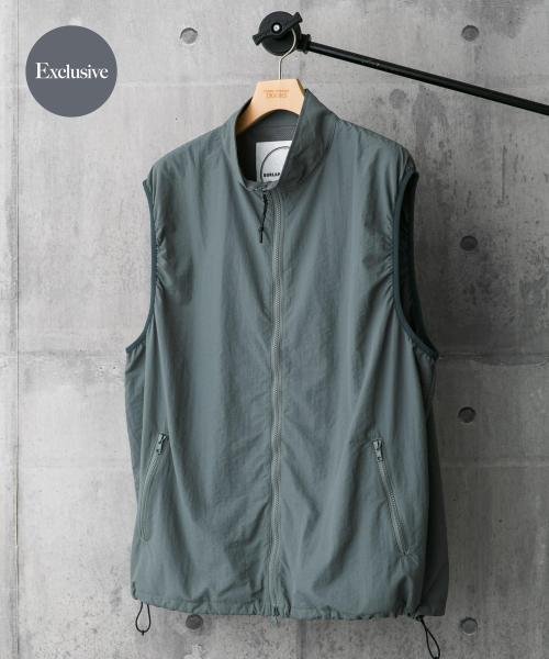 URBAN RESEARCH DOORS(アーバンリサーチドアーズ)/『別注』BURLAP OUTFITTER×DOORS　SupplexNylon VEST/SAGEGREEN