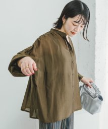 ITEMS URBANRESEARCH(アイテムズ アーバンリサーチ（レディース）)/シアースキッパーボリュームブラウス/BRN