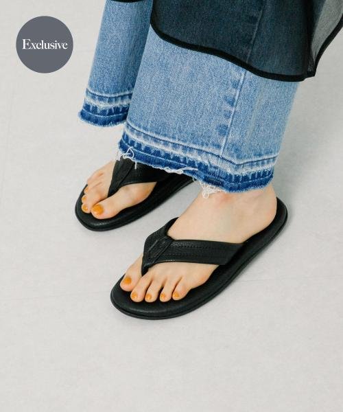 URBAN RESEARCH(アーバンリサーチ)/『別注』ISLAND SLIPPER×URBAN RESEARCH　トングサンダル/BLACK