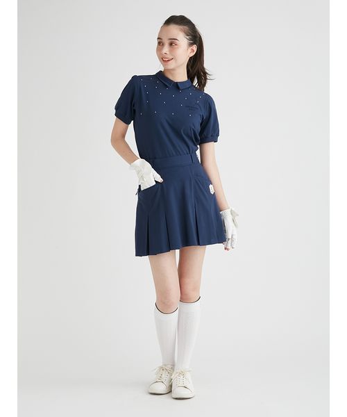 CELFORD ゴルフスカート 新品タグ付き サイズ36 ネイビー CELFORD GOLF】タックデザインミニスカート(505985402)｜阪急百貨店