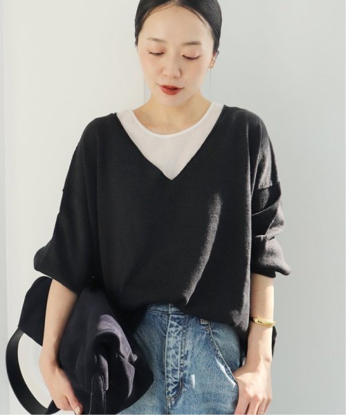 Plage(プラージュ)/ASAMEN V Neck ニット/グレー