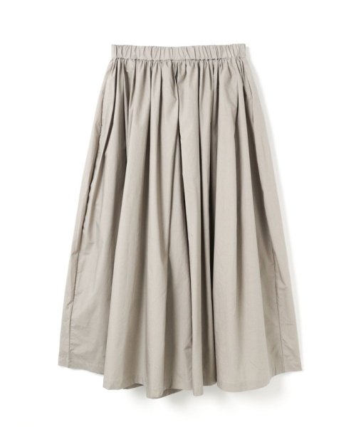 mizuiro ind フロントタックワイドギャザーパンツ 