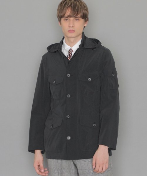 MACKINTOSH LONDON(MACKINTOSH LONDON（メンズ）)/【BERWICK】【FEATHER－TECH PAC】【FLEX NYLON】ストレッチナイロンミリタリーブルゾン/ブラック