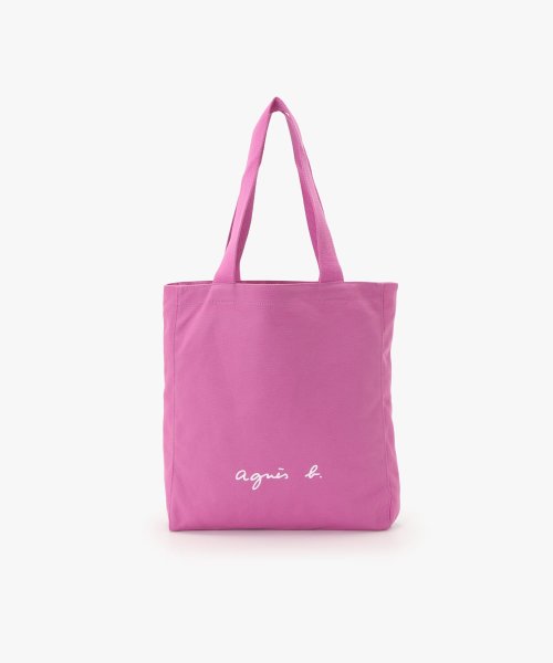 agnes b. VOYAGE FEMME(アニエスベー　ボヤージュ　ファム)/WEB限定 GO03－08 ロゴトートバッグ/ピンク系その他