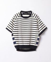 LANVIN COLLECTION(ランバンコレクション（レディス）)/ボーダーセーター/ブルー配色1