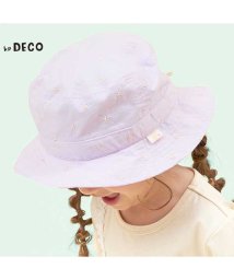 KPDECO(ケーピーデコ)/KPDECO(ケーピーデコ)お花刺繍 帽子(S～L)/ラベンダー