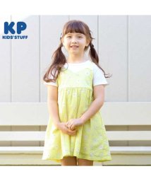 KP/KP(ケーピー)デイジープリントのレイヤード風半袖ワンピース(110～130)/505921603