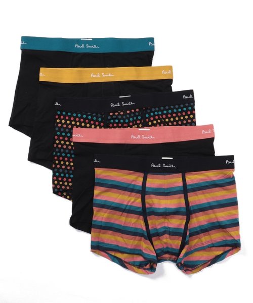 Paul Smith(ポールスミス)/【メンズ】【Paul Smith】ポールスミス ボクサーパンツ 5枚セット M1A914M5PK/マルチ5