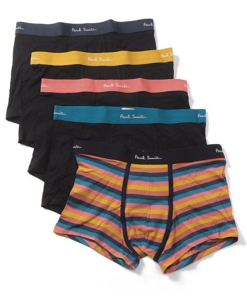 Paul Smith(ポールスミス)/【メンズ】【Paul Smith】ポールスミス ボクサーパンツ 5枚セット M1A914M5PK/マルチ4