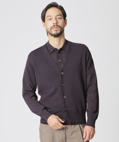 コットンミックスカーディガン