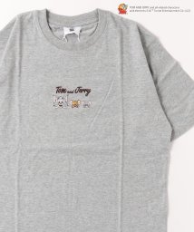 MARUKAWA(マルカワ)/Tom&Jerry/トムとジェリー ワンポイント 刺繍 半袖Tシャツ キャラクター Tシャツ メンズ レディース /柄1