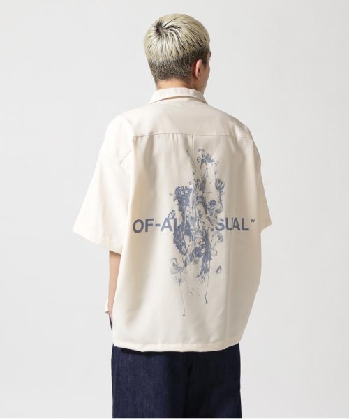 LHP(エルエイチピー)/A4A/エーフォーエー/PAINT S/S SHIRTS/ベージュ