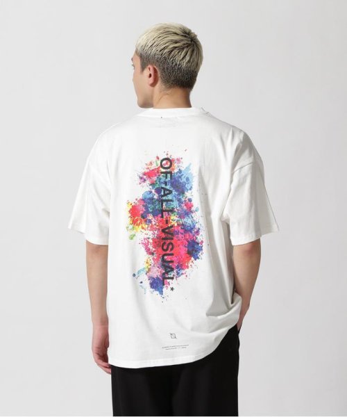 LHP(エルエイチピー)/A4A/エーフォーエー/PAINT s/s TEE/ホワイト