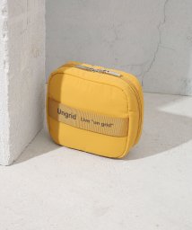 UNGRID bag(アングリッド　バッグ)/撥水ソフトナイロン ロゴテープ 多機能化粧ポーチ/MST