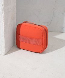 UNGRID bag(アングリッド　バッグ)/撥水ソフトナイロン ロゴテープ 多機能化粧ポーチ/ORG