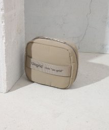 UNGRID bag(アングリッド　バッグ)/撥水ソフトナイロン ロゴテープ 多機能化粧ポーチ/GREGE