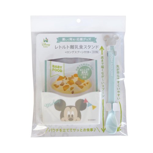 cinemacollection(シネマコレクション)/ミッキーマウス ベビー用品 レトルト離乳食スタンド フェイス ディズニー 錦化成 レトルトパウチ立て キャラクター グッズ /その他