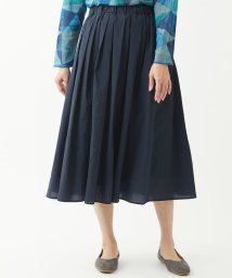 GIANNI LO GIUDICE(ジャンニ・ロ・ジュディチェ)/[洗える・日本製]クレイペーパーナイロンスカート/ネイビー