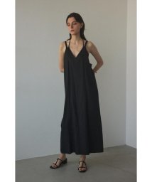 BLACK BY MOUSSY(ブラックバイマウジー)/straw strap long dress/BLK