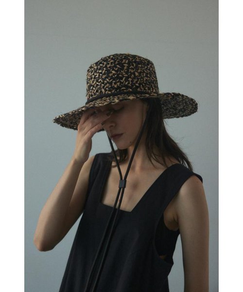 BLACK BY MOUSSY(ブラックバイマウジー)/watermark pattern hat/柄BLK5