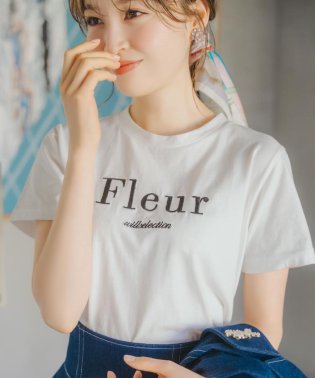 WILLSELECTION/Fleur刺繍Tシャツ/505985784