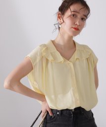 N Natural Beauty Basic/ラッフルカラーブラウス/505985804