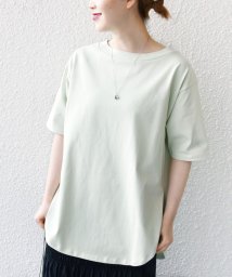 SHIPS WOMEN/《予約》*バリエーション ネック スリット ビッグ TEE ◆/505986100