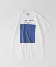 EDIFICE(エディフィス)/【YVES KLEIN / イヴ クライン】別注 グラフィック プリント Tシャツ/ホワイト