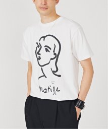 EDIFICE(エディフィス)/【MATISSE / マティス】別注  アートプリント  Tシャツ/ホワイトB