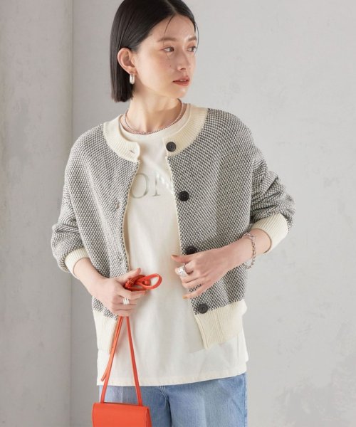 SHIPS WOMEN(シップス　ウィメン)/〈手洗い可能〉前後 2WAY ジャカード プルオーバー 24SS◇/オフホワイト