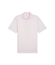 PUMA(PUMA)/メンズ ゴルフ PUMA x ARNOLD PALMER MATTR チェッカード 半袖 ポロシャツ/WHITEGLOW-PALEPINK