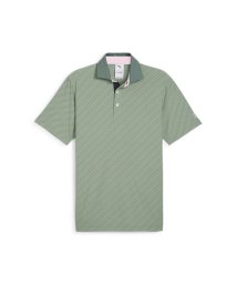 PUMA/メンズ ゴルフ PUMA x ARNOLD PALMER ジャカード ストライプ 半袖 ポロシャツ/505986371