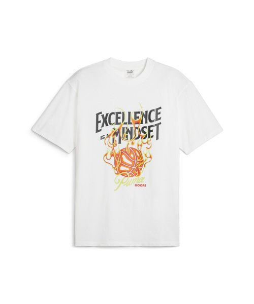PUMA(PUMA)/メンズ バスケットボール HOOPS エクセレンス 半袖 Tシャツ/PUMAWHITE