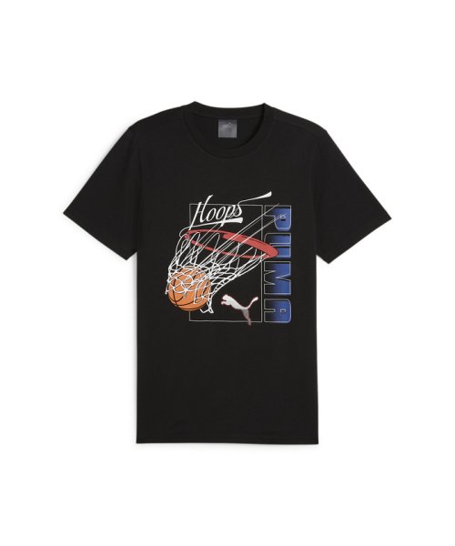 PUMA(プーマ)/メンズ バスケットボール スウィッシュ 半袖 Tシャツ/PUMABLACK